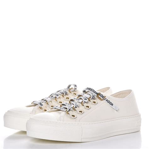 christian Dior canvas sneakers